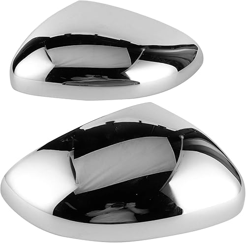Cubierta de espejo lateral cromado superior para espejo retrovisor, tapas galvanizadas, 2 piezas aptas para Hon-da Fit (FITJa-zz GR)