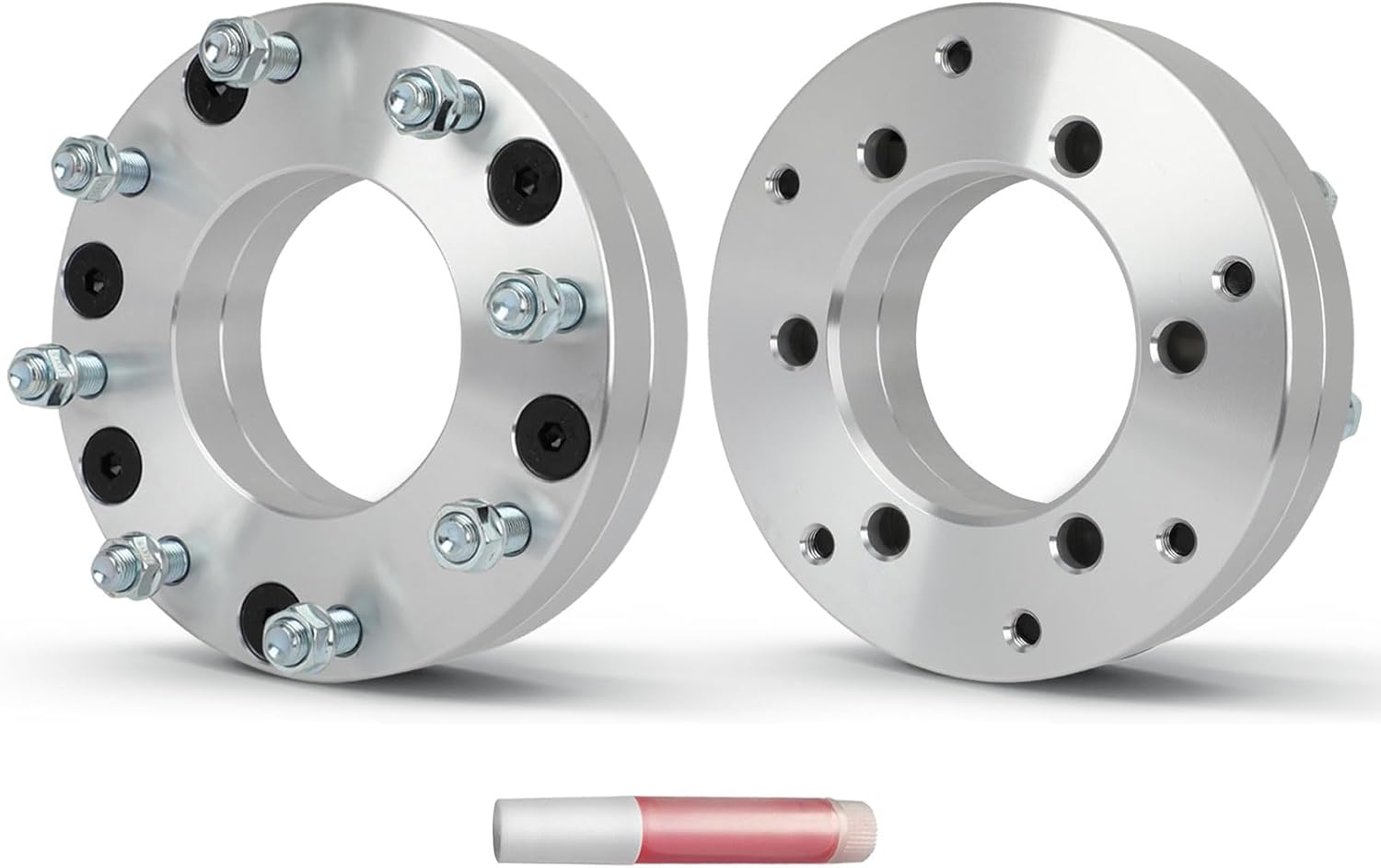 OCPTY 6x5.5 to 8x170 Wheel Adapters for 1500 for Avalanche for Avalanche 1500 for Blazer for C2500 2 inch 14x1.5 Studs 108mm Hub Bore Forged Hub Centric Wheel Adapters 6 lug 2PCS