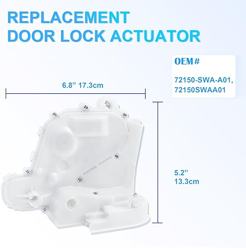 Miniatura 5 de Motor de actuador de bloqueo de puerta rico compatible con Honda CRV CR-V 2007 2008 2009 2010 2011 Actuador de bloqueo de puerta del conductor