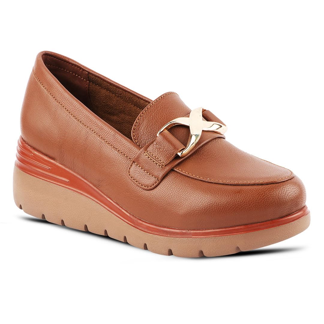 Medifeet Casual Shoes with Arch Support II Heel Shoes II Heel Loafers II Cushion Shoes for Womens (TAN, 7) (B0D3XQR1GM) Amazon Price History, Amazon Price Tracker
