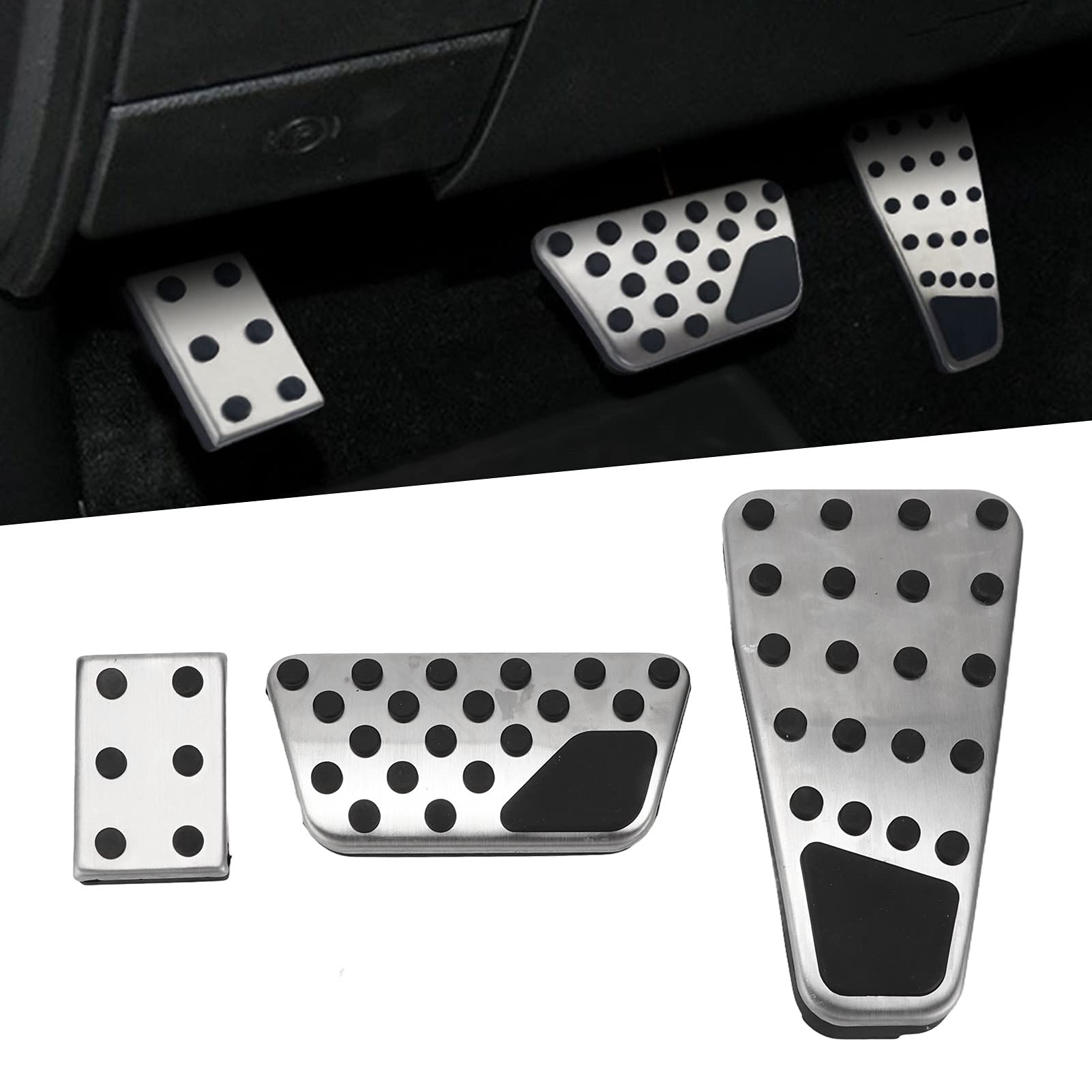TKSE Pédale D'accélérateur Frein Repose-pieds Antidérapant Remplacement Pour Dodge Ram 1500 Classic 2500 3500 4500 5500 09-19
