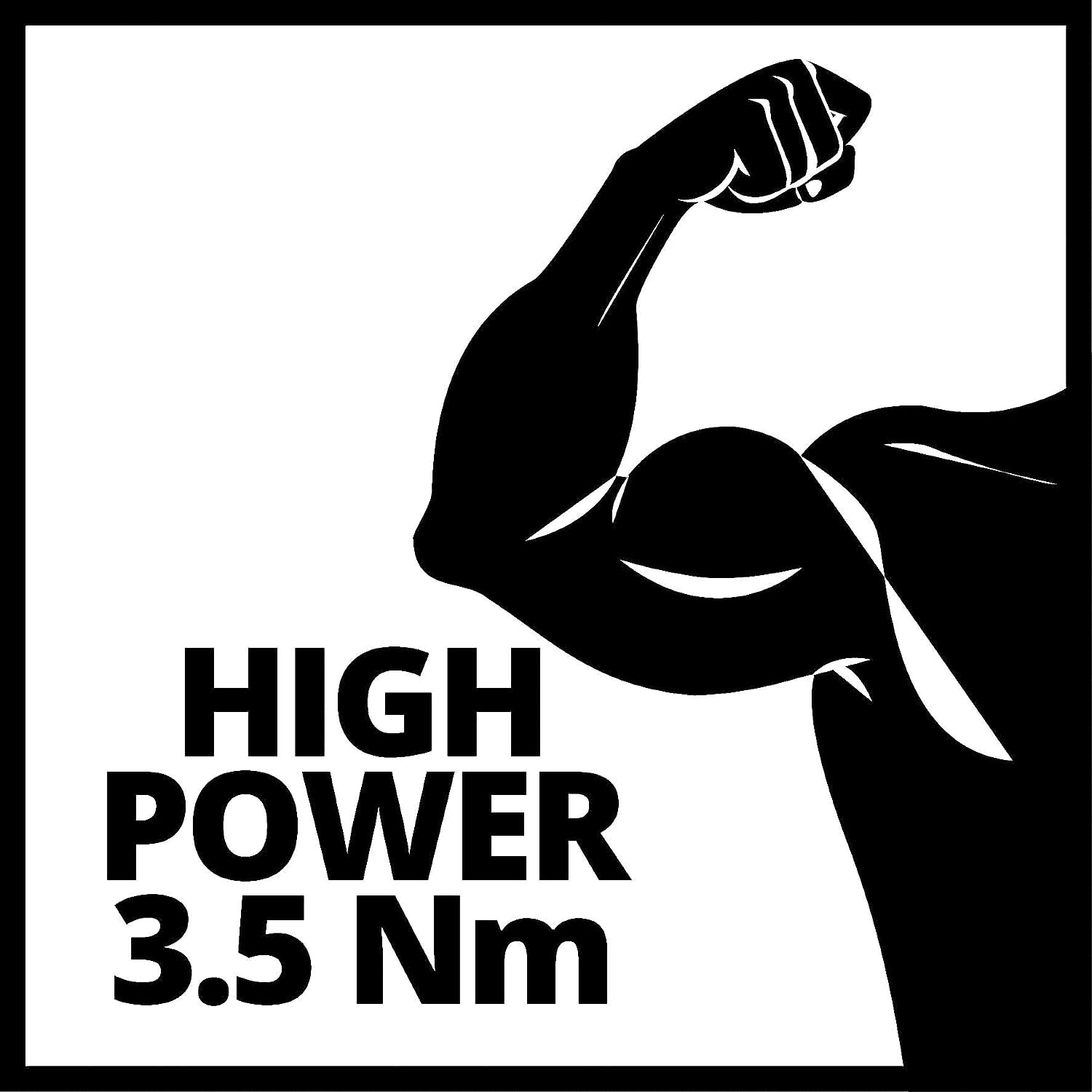 Einhell Juego de destornilladores a batería TE-SD 3,6 Li (Ion de litio, 3,6 V, 1,5 Ah, 3,5 Nm, 2 luces LED, cargador, juego de puntas de 32 piezas, caja de almacenamiento)