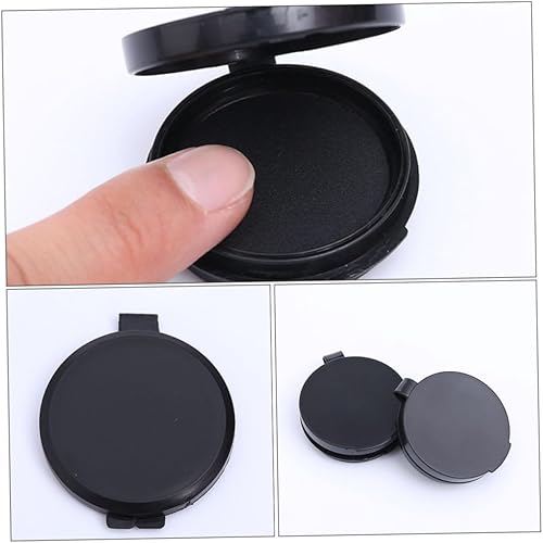 Miniatura 8 de Uonlytech 4 almohadillas de tinta de huellas dactilares, de secado rápido, para un fácil uso para suministros notariales, oficina en casa y