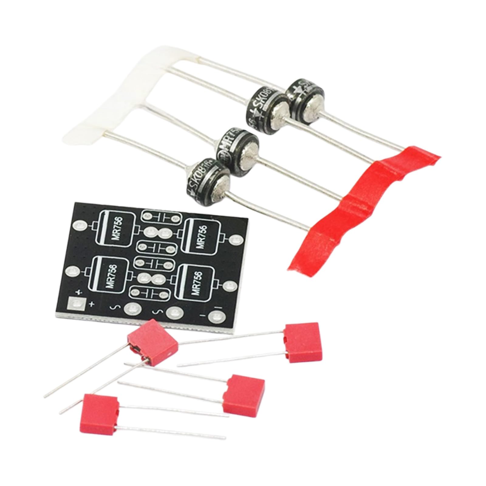 Powerful Bridge Rectifier with Parallel Capacitors 600V Rating 55C to 150C Ranges Stack Bridge Rectifiers 12A High Speed Rectifier