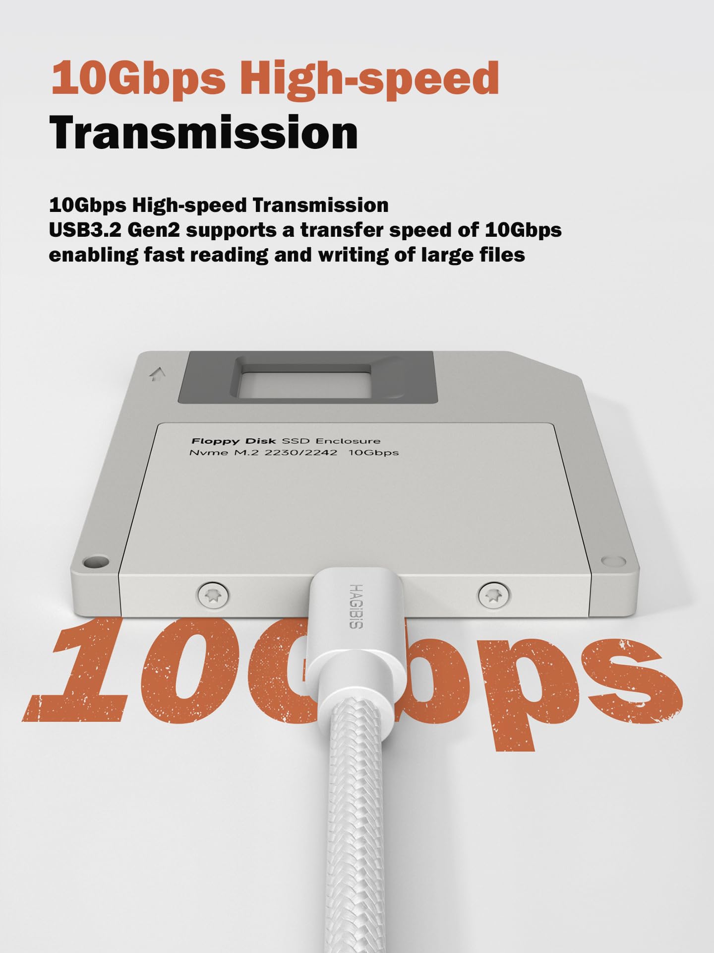 Amazon.com: Hagibis SSD Enclosure, Floppy Disk Style USB 3.2 Gen2