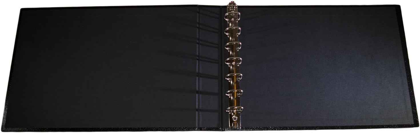 Grey Svelte 7 Ring Check Binder For Business - Perfect Checkbook Cover - Corporate, Colleague - 3 To A Page D Ring