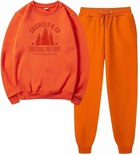 Miniatura 2 de Conjunto deportivo de 2 piezas para mujer, diseño de árbol de Navidad