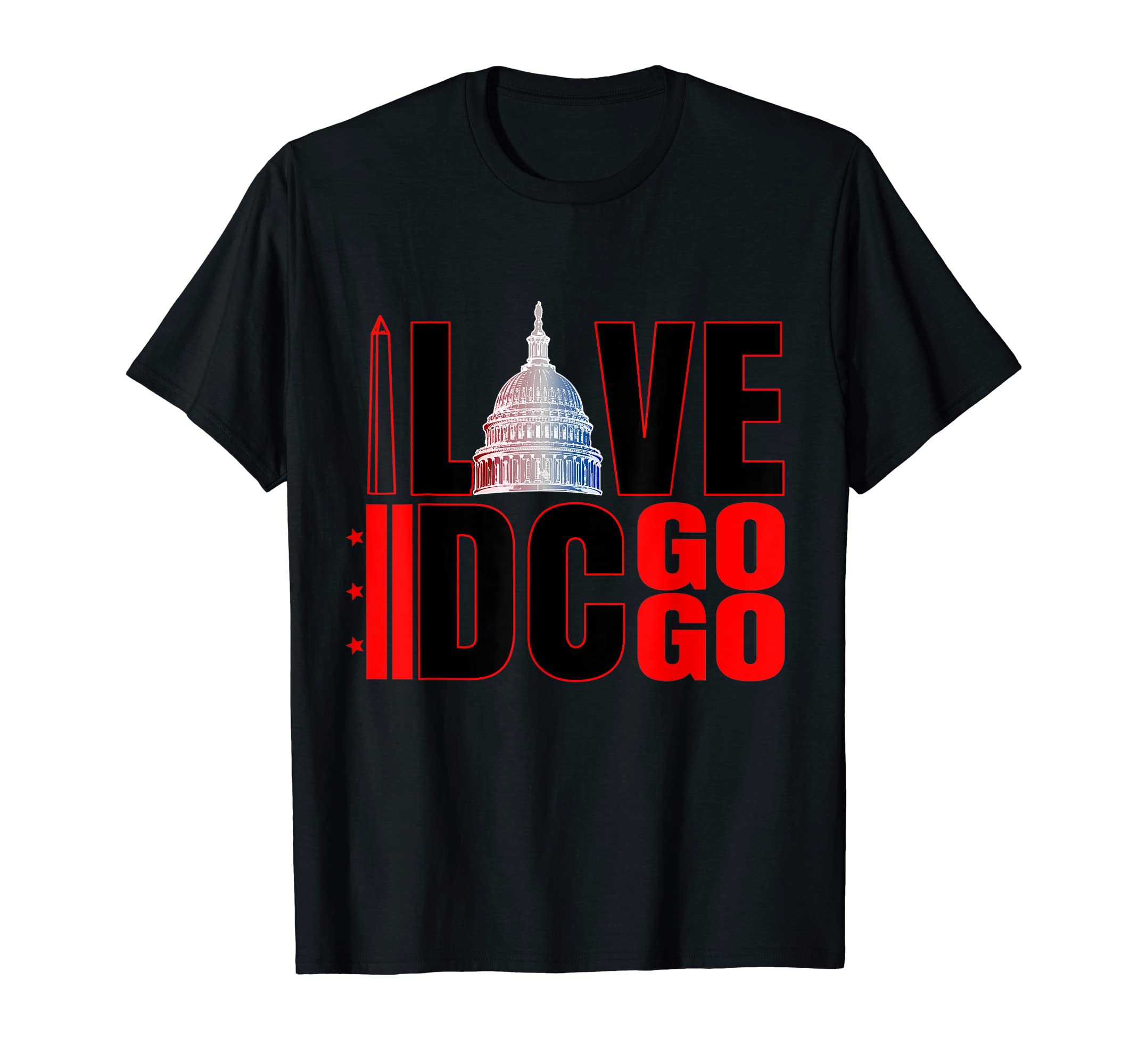 Good Vibration Funk Town Go GoWashington DC Nations Capitol I Love Go Go Music T-Shirt
