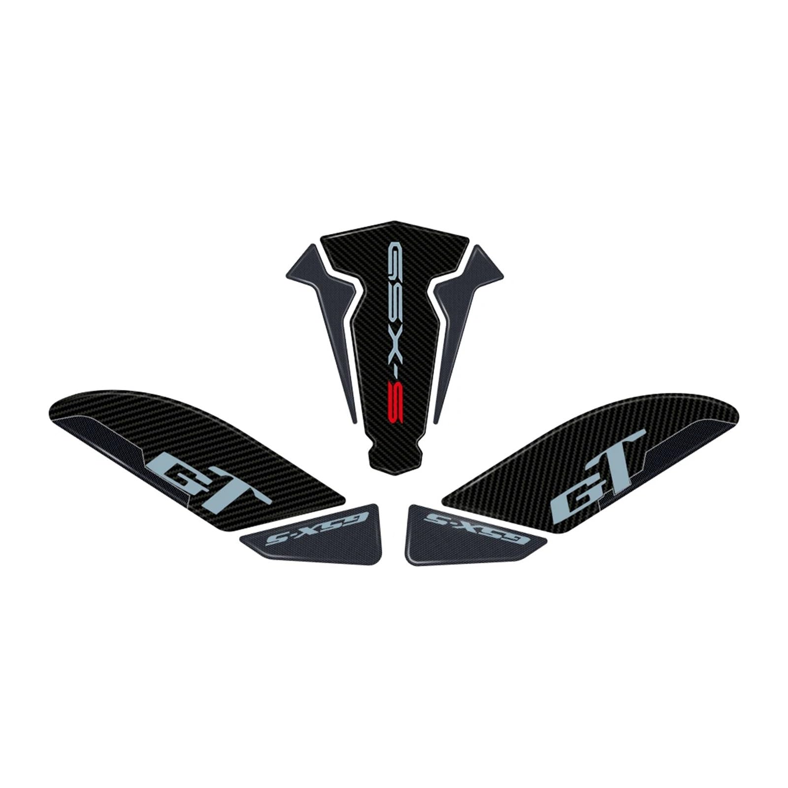 Pshfbrye Black Set-A Motorcycle Gas Tank Pad Fuel Tank Protection Epoxy Resin 3D Sticker For Suzuki Gsx-S1000gt Gsxs1000gt Gsx-S S1000 Gsxs S 1000 Gt S1000gt 2021 2022