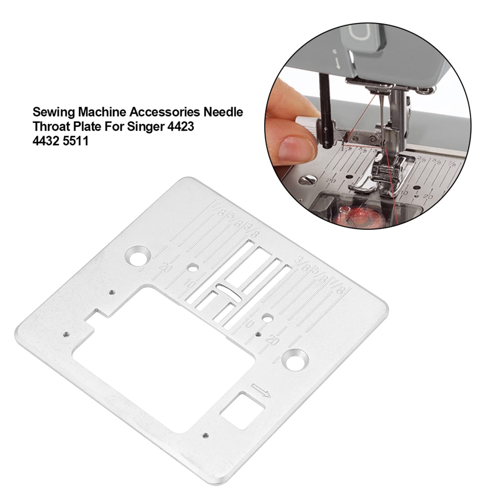 Piastra Per Macchina Da Cucire Singer - Modello 4423, 4432, 5511, In Acciaio Inox - Foto 13