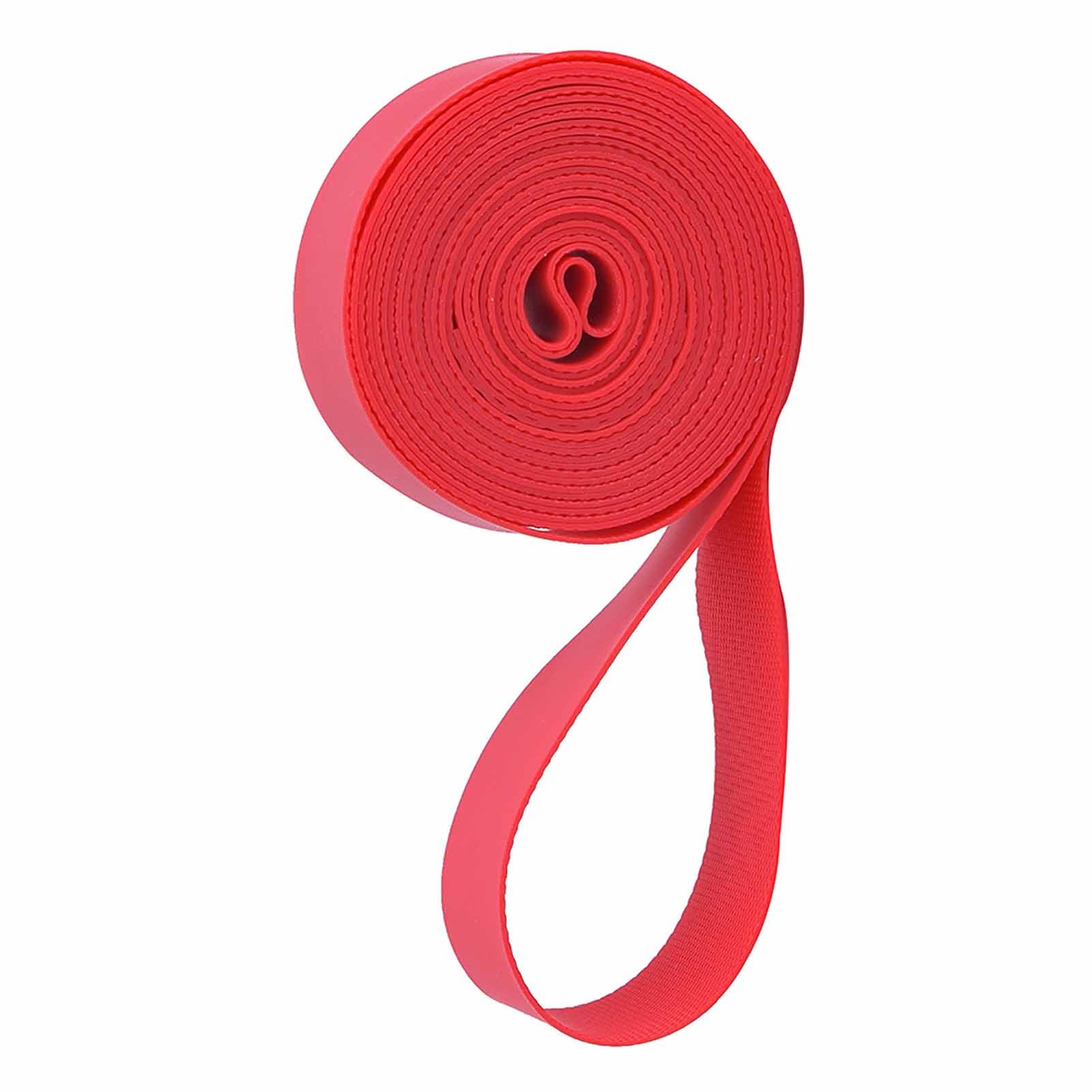 2 szt. Taśma Rowerowa, Opona Rowerowa Liner Opony Taśma na Obręcz 26-calowa Dętka z PVC Podkładka Ochronna Wkładka Opona Rowerowa Taśma na Obręcz Sport Outdoor, Czerwony 4