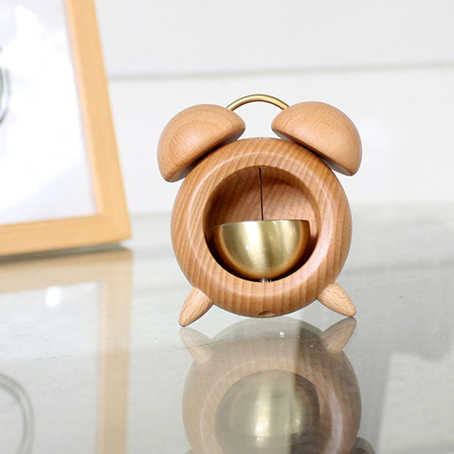 ドアが開くとドアがチャイム、ドアチメ - Shopkeeper Wood Doorbell,日本風の木製の磁石の装飾装飾装飾品用のガ