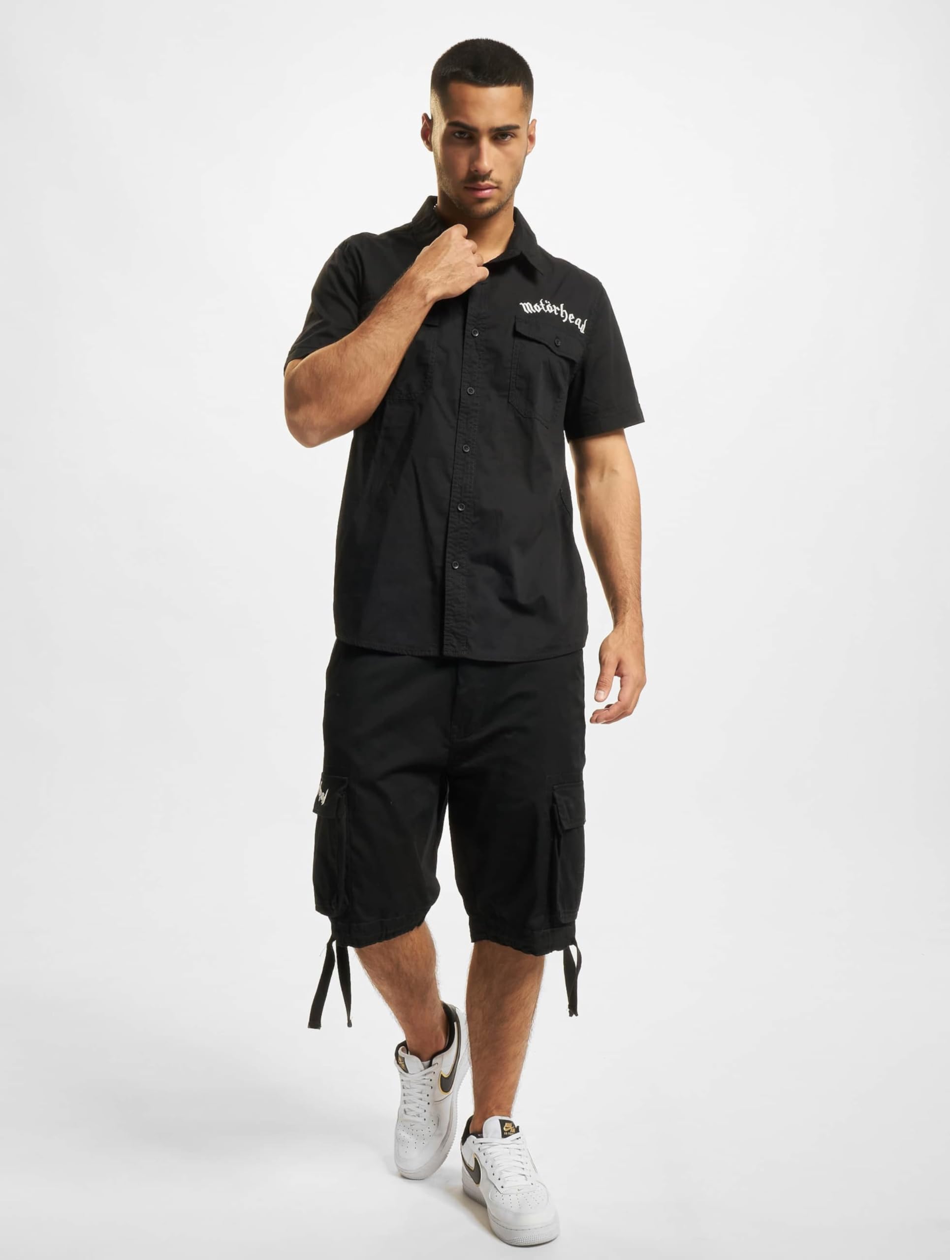Brandit Motörhead Shirt Short Sleeve Camicia Uomo (Pacco da 1)