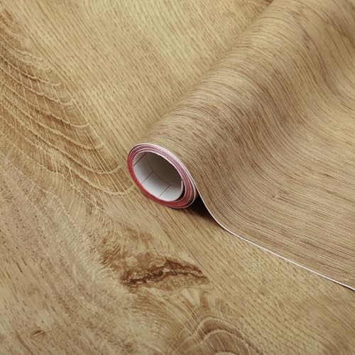 d-c-Fix Papier adhésif pour Meuble Effet Bois Ruban Chêne - Film Autocollant décoratif Rouleau Vinyle - pour Cuisine, Porte, Table - décoration revêtement...