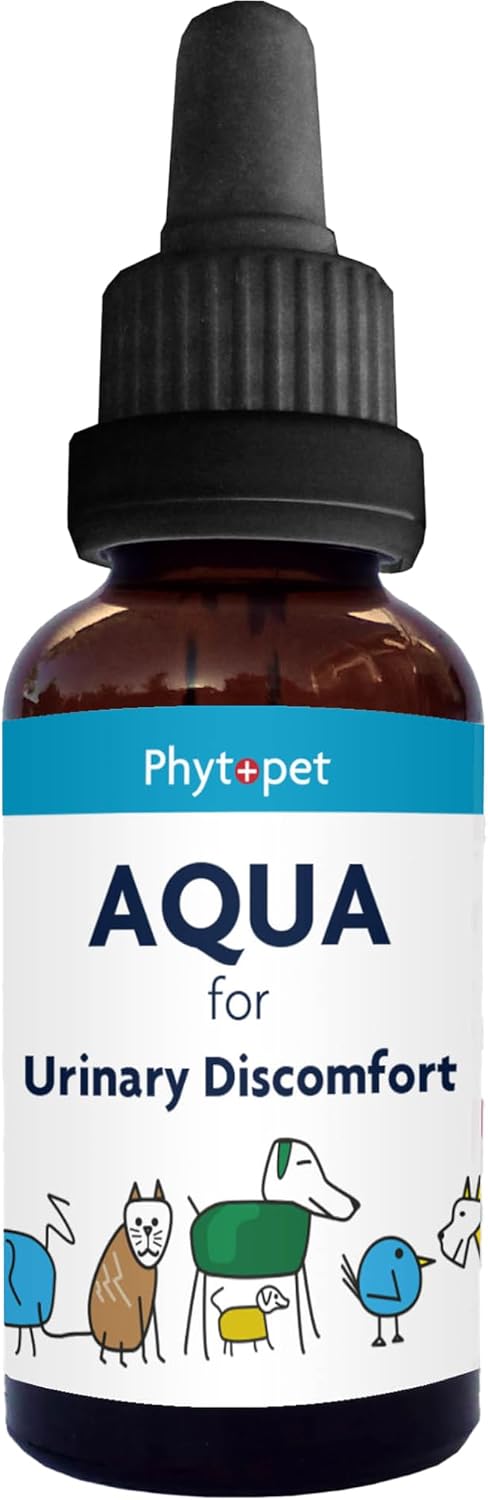 Phytopet Aqua, All Natural Cat and Dog Bladder Control for Small Pets, Fast-Acting Herbal Pet Remedy 30ml – 100% Herbal Phytopet Pet Supplies