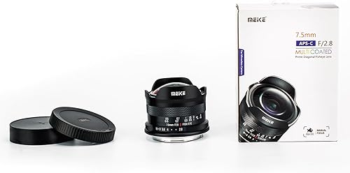Miniatura 8 de Meike MK-7.5mm f2.8 Ultra Wide Circular APS-C Manual Focus Fisheye Lens for Sony E Mount Mirrorless Camera