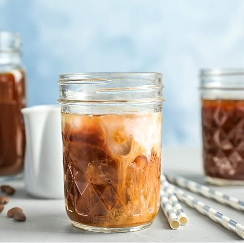 Miniatura 5 de Frascos de vidrio con tapas, tarros de 6 onzas con tapas negras, pequeño vidrio transparente para caviar, hierbas, gelatina, mermeladas, mini tarro