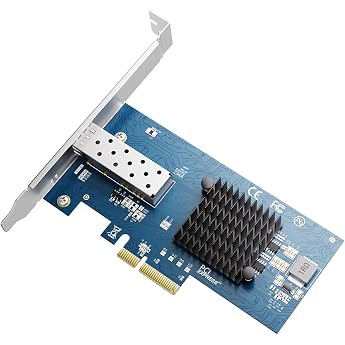 10gb open sfp+ pci-e network card with int82599 x520-da1 controller 10gbps ethernet adapter 10gb 10g nic card supports windows/windows server/vmware