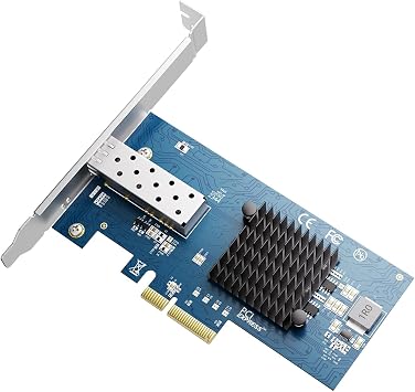 10Gb Open SFP+ PCI-e Network Card, with Intel 82599X520-DA1 Controller, 10Gbps Ethernet Adapter, 10Gbe 10G NIC Card, Support Windows/Windows Server/VMware