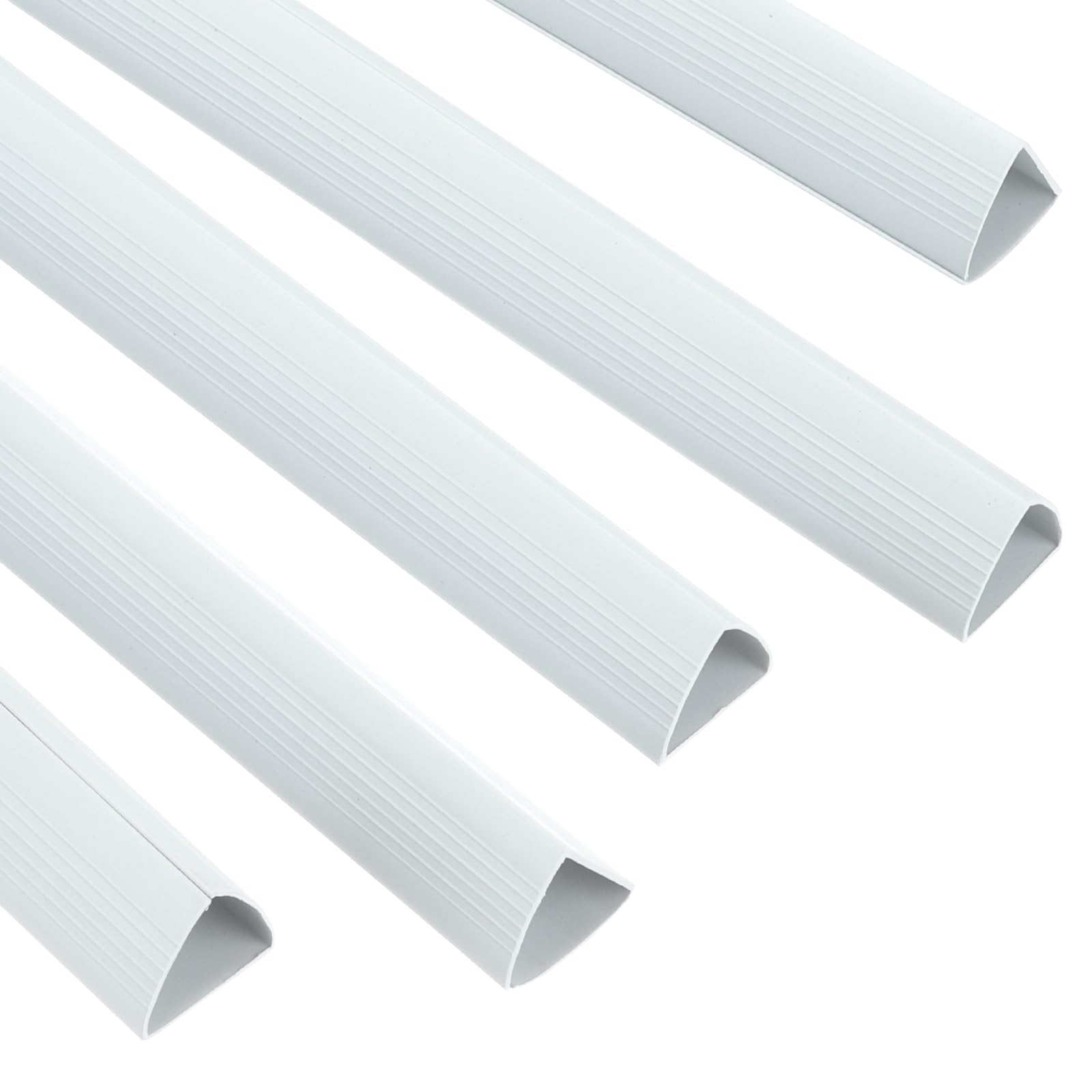 PATIKIL 30Stk Bindestreifen 20x25mm Bindestreifen Rutschfester Griff 220 Blatt Kapazität A4 Größe Berichtsheft Präsentationsheft Für Studium Büro Berichtsmappe Lebenslauf Weiß
