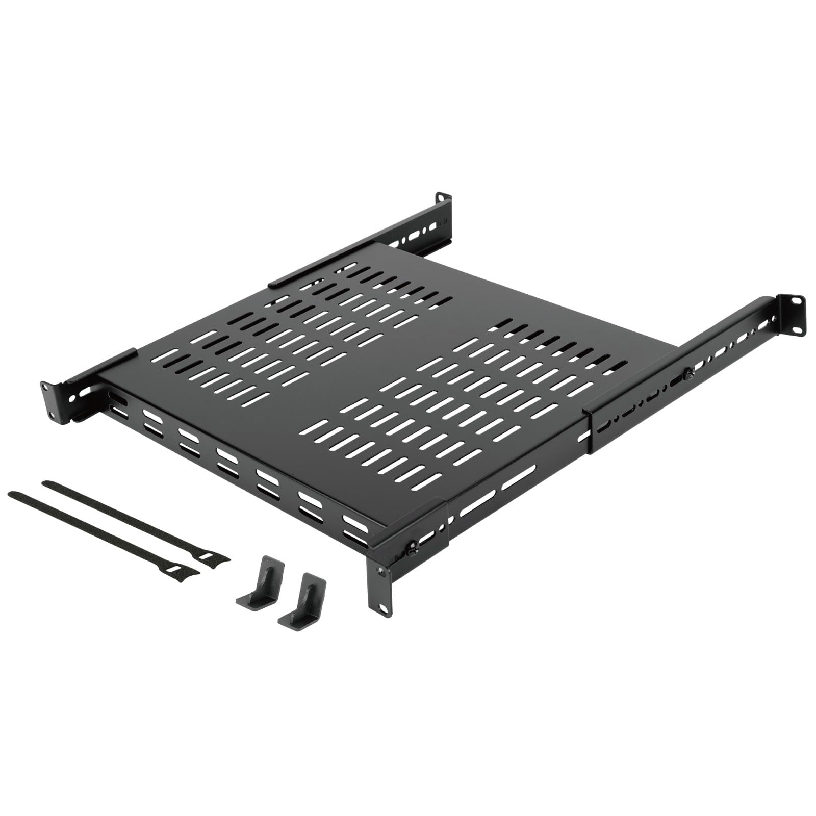 Amazon.com: Tecmojo 1U 4-Post Vented Server Rack Mount Shelf,13.8