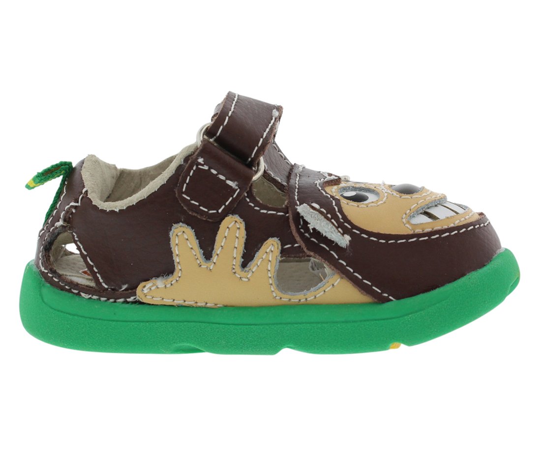 Zooligans Bobo The Monkey Shoes, Brown/Green, 11 M US