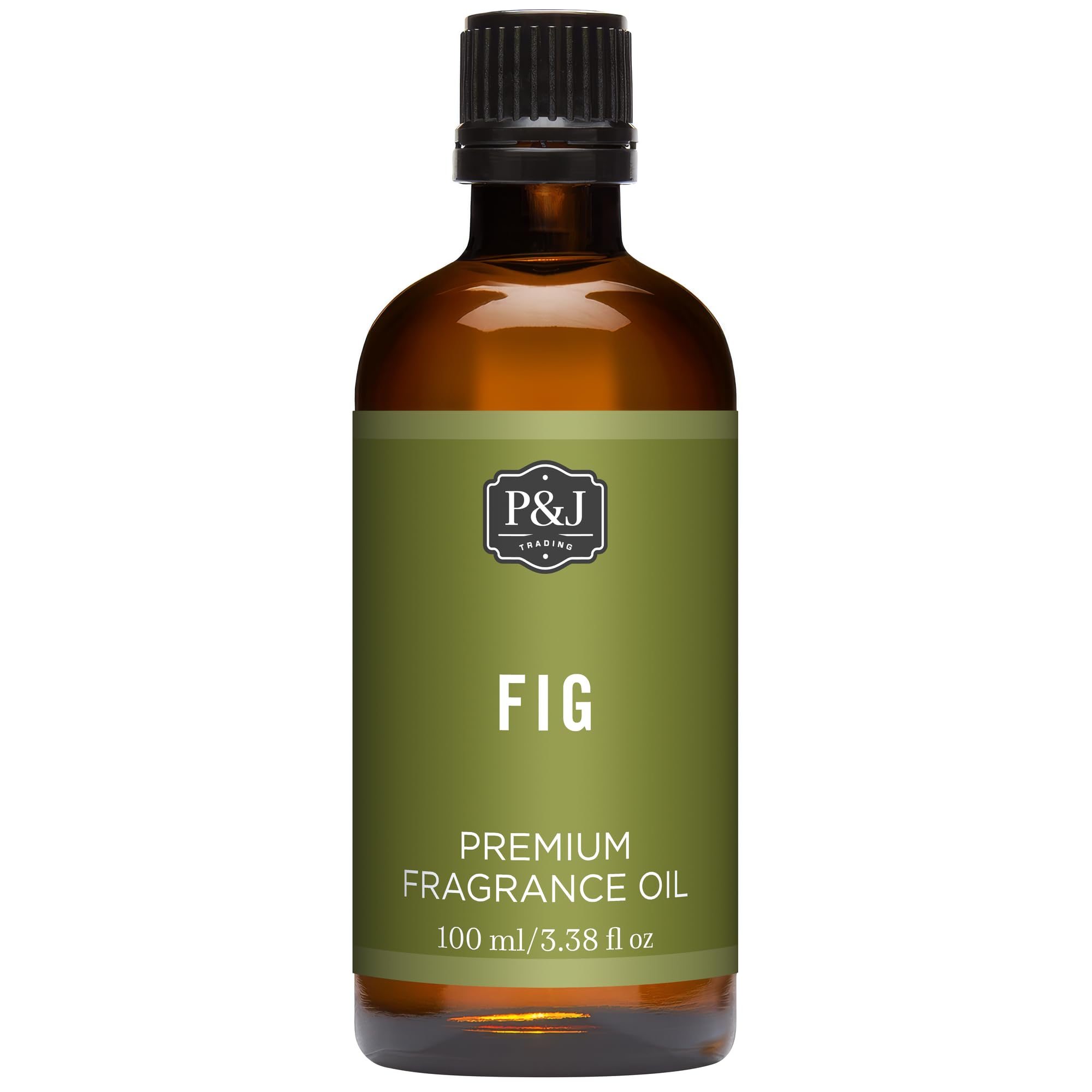 P&amp;J Trading - Fig Scented Oil 100ml - Fragrance Oil for Candle Making, Soap Making, Diffuser Oil