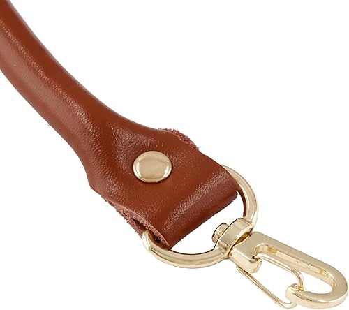 Miniatura 5 de Piutouyar Correas de cuero genuino negro para monederos, correa de cuero corta de 15.7 pulgadas, repuesto de asa de bolso para bolso, bolsa de