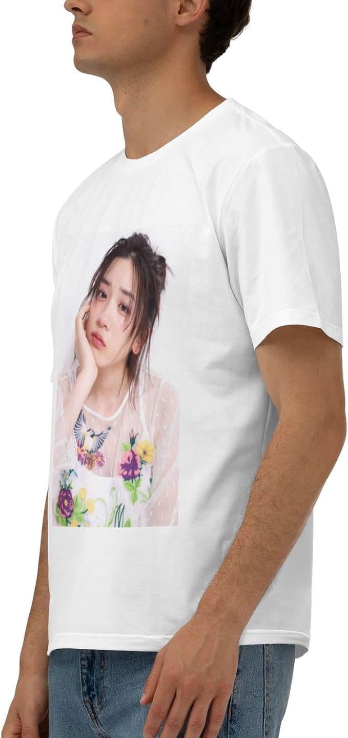 Amazon | [XSHM] Tシャツ 永野芽郁4 メンズ 綿100% 半袖 柔らかい素材