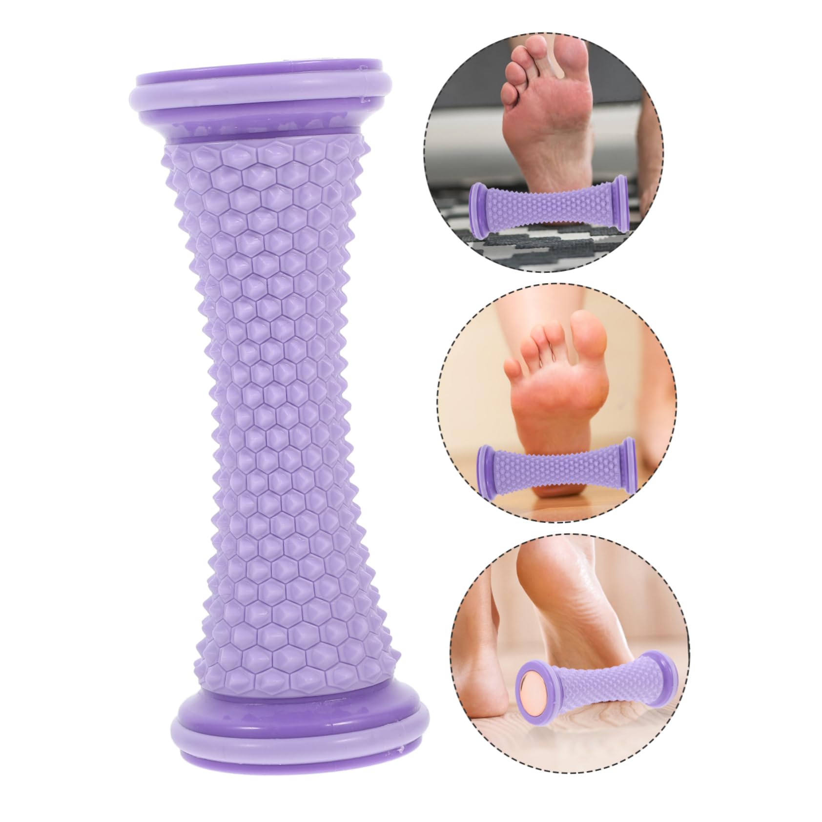 2 Stück Fußmassagegerät mit Rollen für Fußsohlenmassage aus Langlebigem Tpr und Pvc Lindert Fußermüdung und Fördert die Durchblutung