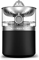 KitchenAid Go Cordless Citrus Juicer KCJR161BM - Rechargeable Battery, 16oz Bowl, Auto-Reversing Reamer