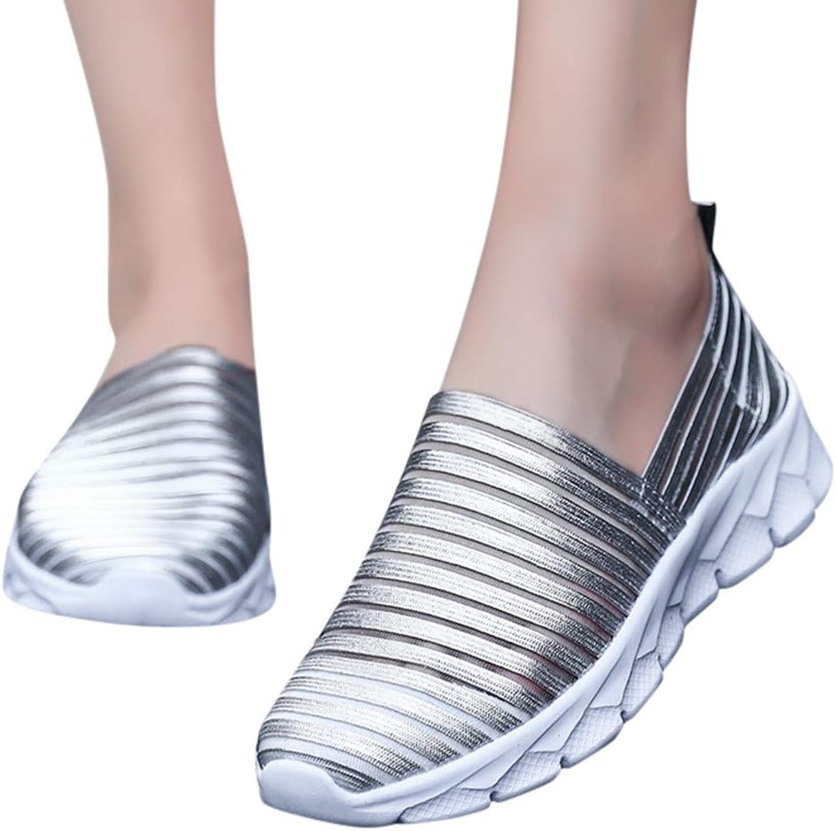 Women Loafers Slip On Comfortable Flat Shoes Soft Wide Width Casual Walking Sneakers with Memory Foam