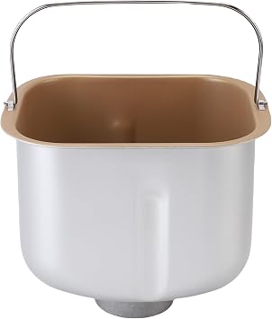 Stainless Steel Bread Machine Baking Bucket Non Stick Coating Inner Pot Mixing Function Durable Replacement Part for Home Commercial Bakeries Bread Maker Accessory