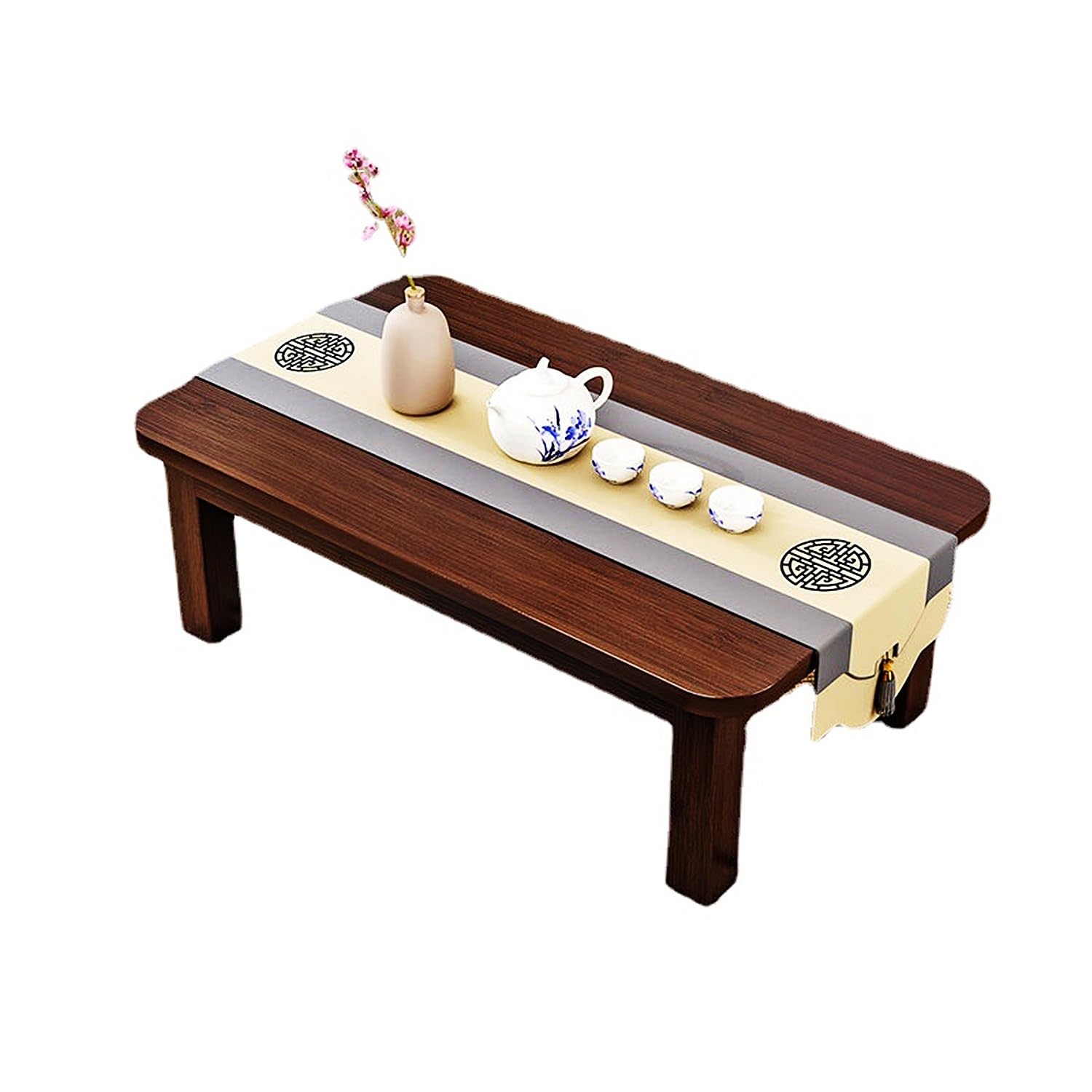 Tavolino da caffè Portatile Tatami， Tavolo da Pavimento， Piccolo Tavolo da tè per sedersi sul Pavimento， Tavolo da Disegno， Lettura e Studio，