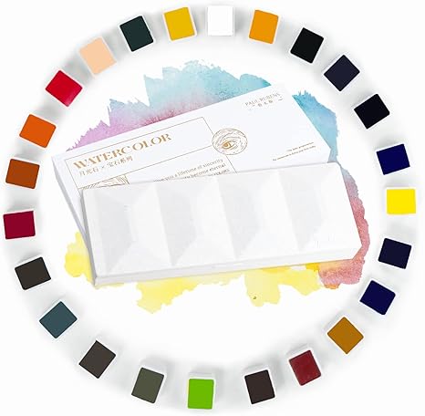 Paul Rubens 水彩絵の具 透明水彩 絵の具 24色 固形水彩 水彩 パレット イラスト 漫画用 画材 絵の具セット アーティスト 専門家 プレゼント 宝石シリーズ 月光石 24色セット 絵具 ホビー Paul Rubens 水彩絵の具 透明水彩 絵の具 24色 固形水彩 水彩 パレット イラスト 漫画用 画材 絵の具セット アーティスト 専門家 プレゼント 宝石シリーズ 月光石 24色セット 絵具 ホビー
