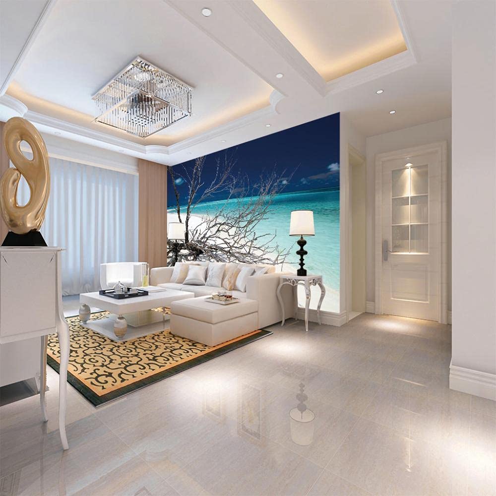 Adesivo da parete 3D con rami del lago e decorazione murale per soggiorno, camera da letto, stanza dei bambini, 400 cm x 280 cm