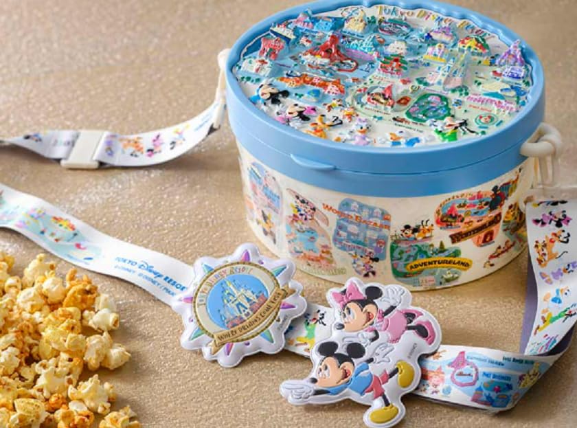 2013年 東京ディズニー リゾート 正月限定 ポップコーンバケツ(ヒモ付き) 2013年 東京ディズニー リゾート 正月限定 ポップコーンバケツ