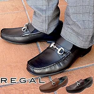 未使用級 リーガル ビットローファー ドライビングシューズ 革靴 黒色 25.5 リーガル 靴 メンズ ビットモカシン 57HR ローファー レザー