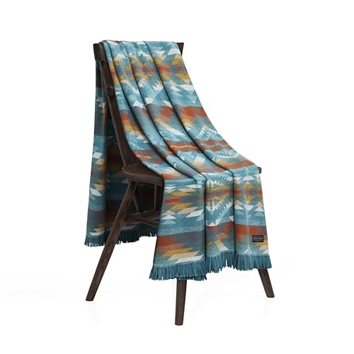 Pendleton Throw Blanket Soft Lightweight Decorative Blanket for Sofa, Couch,