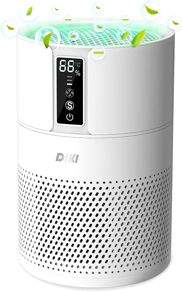 Purificador de aire Anion, DIKI filtro de aire HEPA intel...
