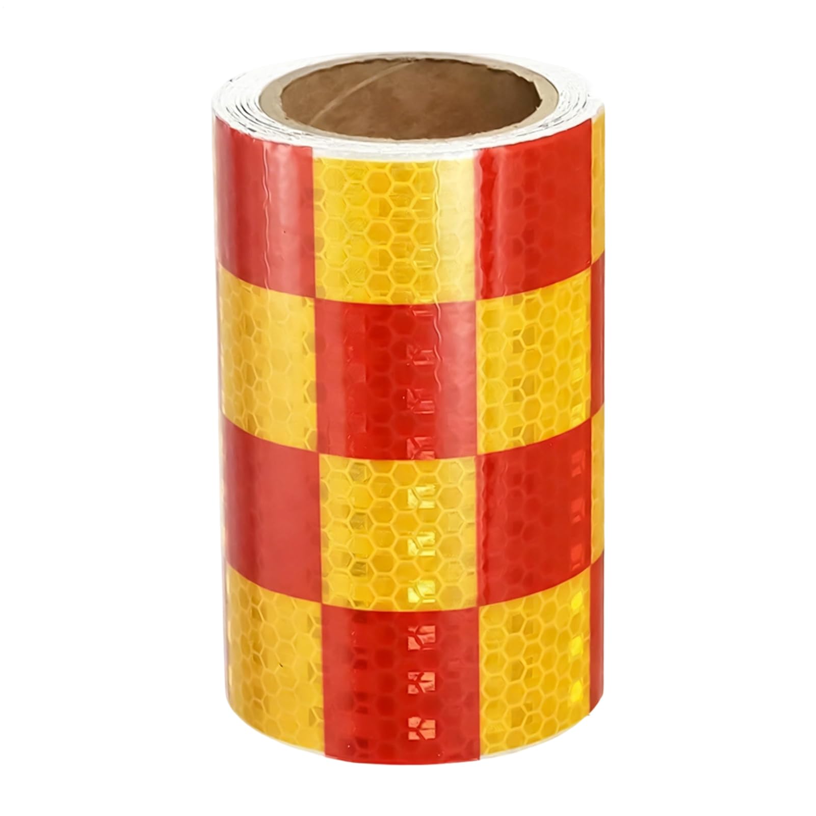 Pegatina reflectante roja y amarilla de seguridad para camiones y furgonetas