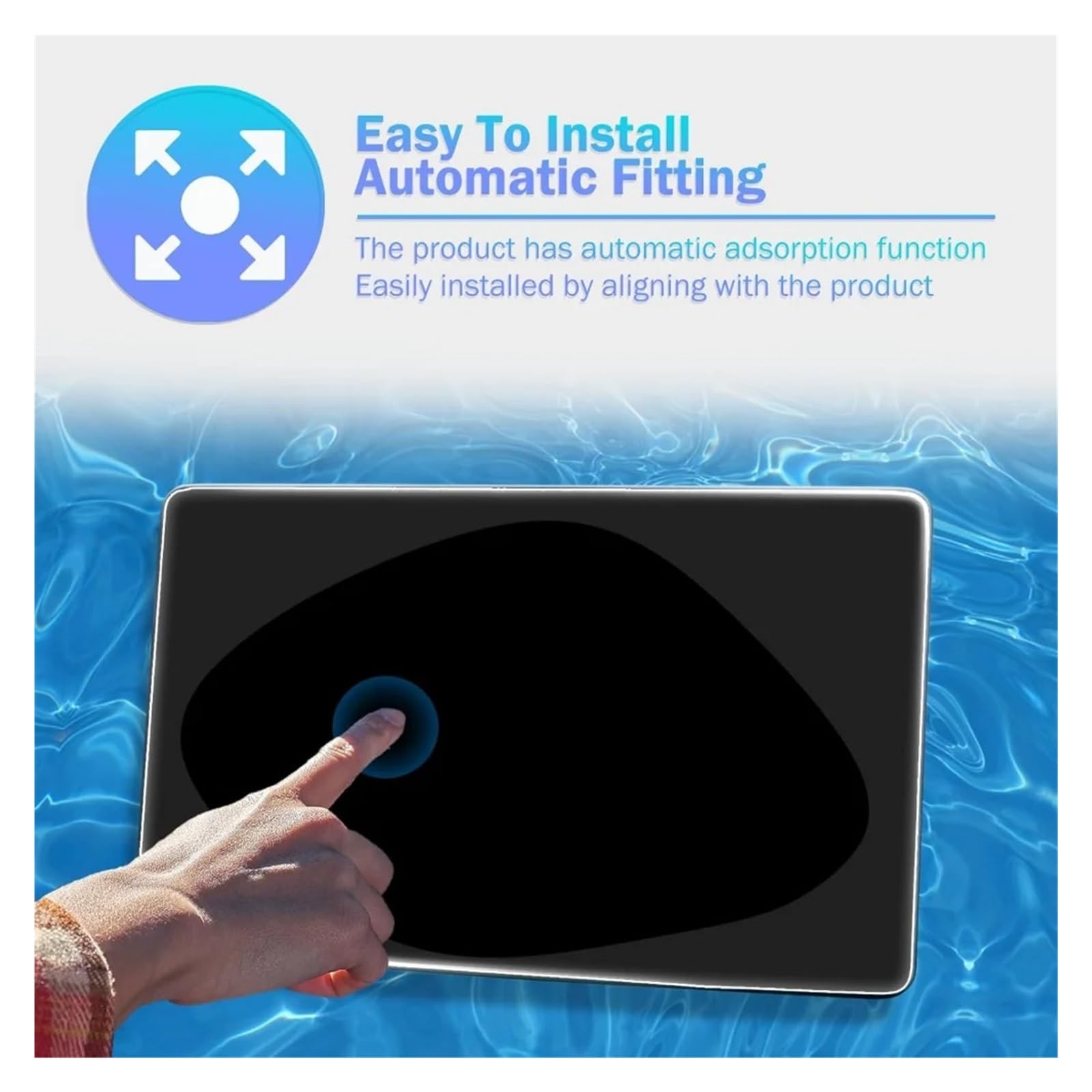 Protector de Pantalla para EBRO S400, Protector de Vidrio Templado de 12.3 Pulgadas, versión actualizada, Sistema de navegación, infoentretenimiento y GPS.