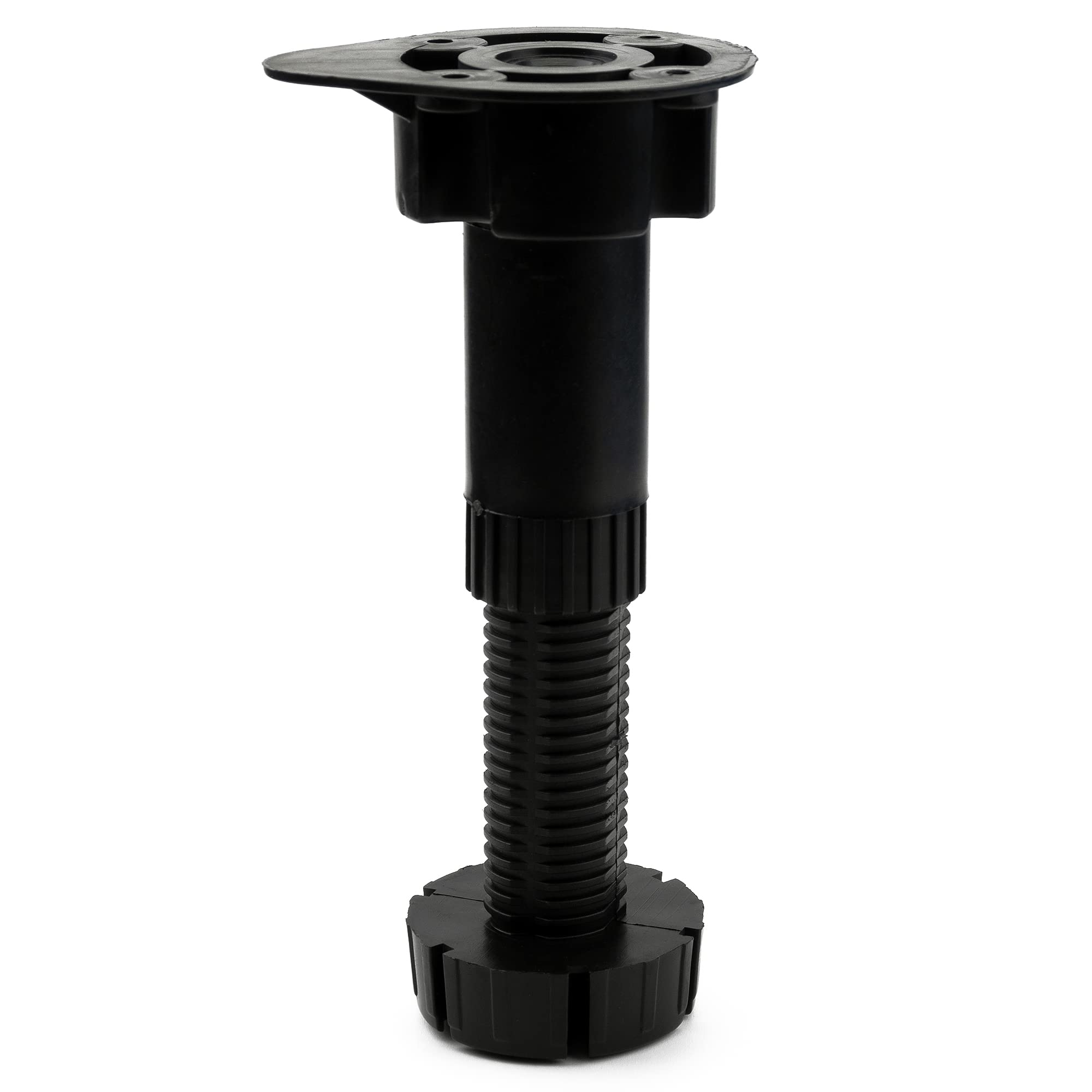 Mprofi MT 12 x Furniture Feet Adjustable Base Foot 100 mm - 160 mm, Black, 100mm-160mm - Image 2