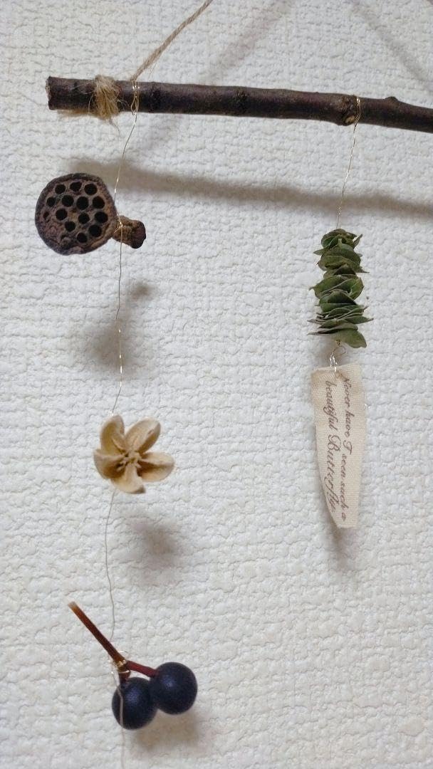 ユーカリと木ノ実と花々のミルフィーユガーランド ユーカリと木ノ実と花々のミルフィーユガーランド ユーカリと木ノ実と