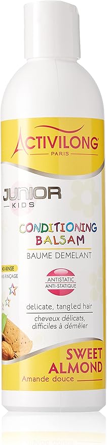 Baume Démêlant Actijunior ACTIVILONG – Cheveux Bouclés À Crépus – Enfant – Sans Rinçage – Amande Douce – 250ml Baume Démêlant Actijunior ACTIVILONG – Cheveux Bouclés À Crépus – Enfant – Sans Rinçage – Amande Douce – 250ml