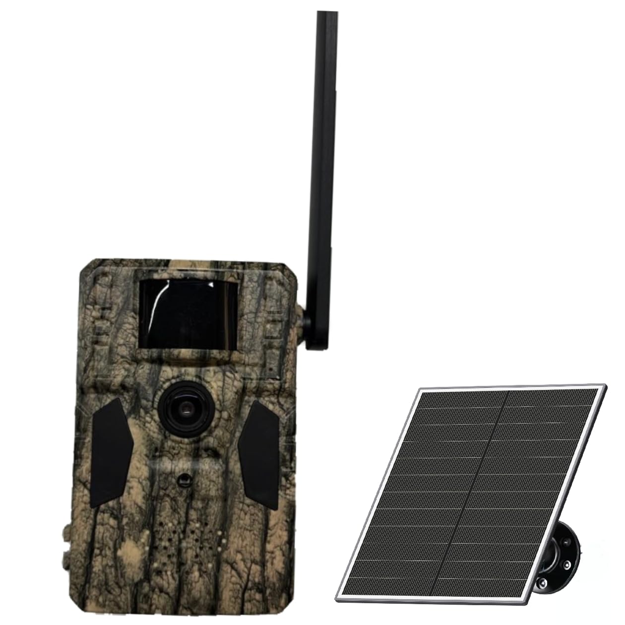 SEHMUA 3rd Cellular Trail Cameras with 48MP Photo 2K Live Streaming, 4G LTE Unlimited Data Plan Built-in SIM Card, 4W Solar Powered Game Cam No Glow
