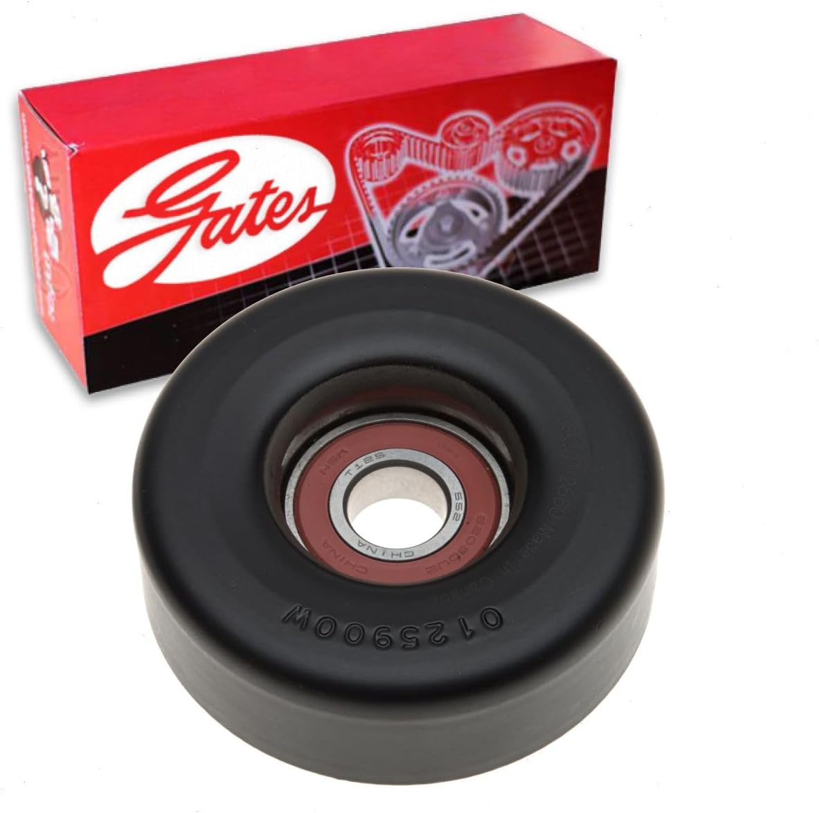 Gates DriveAlign Drive Belt Idler Pulley compatible with Ford Mustang 4.0L V6 2005-2010