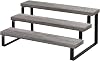 YINMIT Grey Display Riser Stand (3 Tier,Grey)