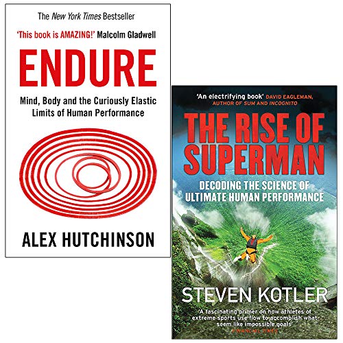 Endure By Alex Hutchinson & The Rise of Superman By Steven Kotler 2 Books Collection Set