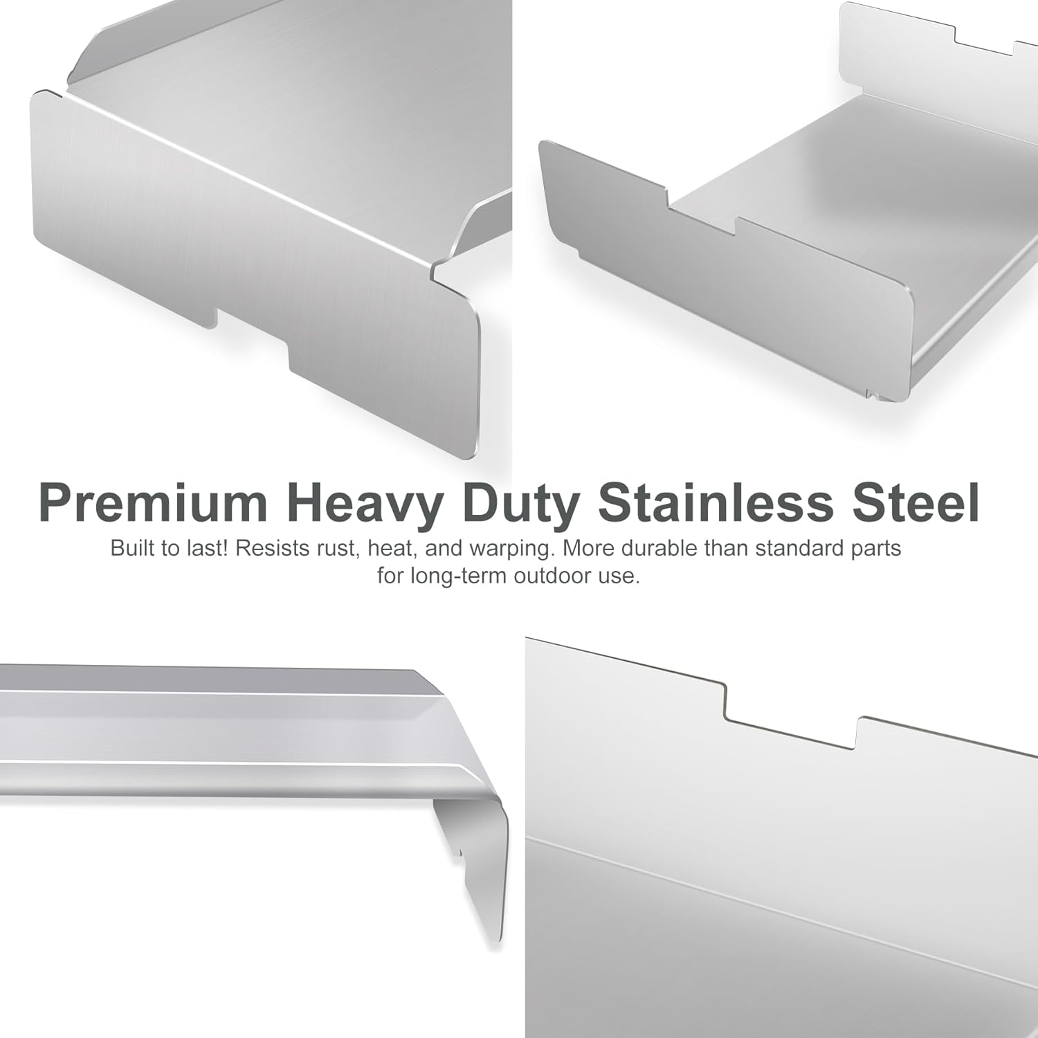 CANDANA Heat Deflector for Pit Boss Pellet Grill, Upgraded Stainless Steel Flame Tamer Replacement Parts for Pit Boss Pellet Grill 700/820/850/1000/1150/1250/1300/1600 Series